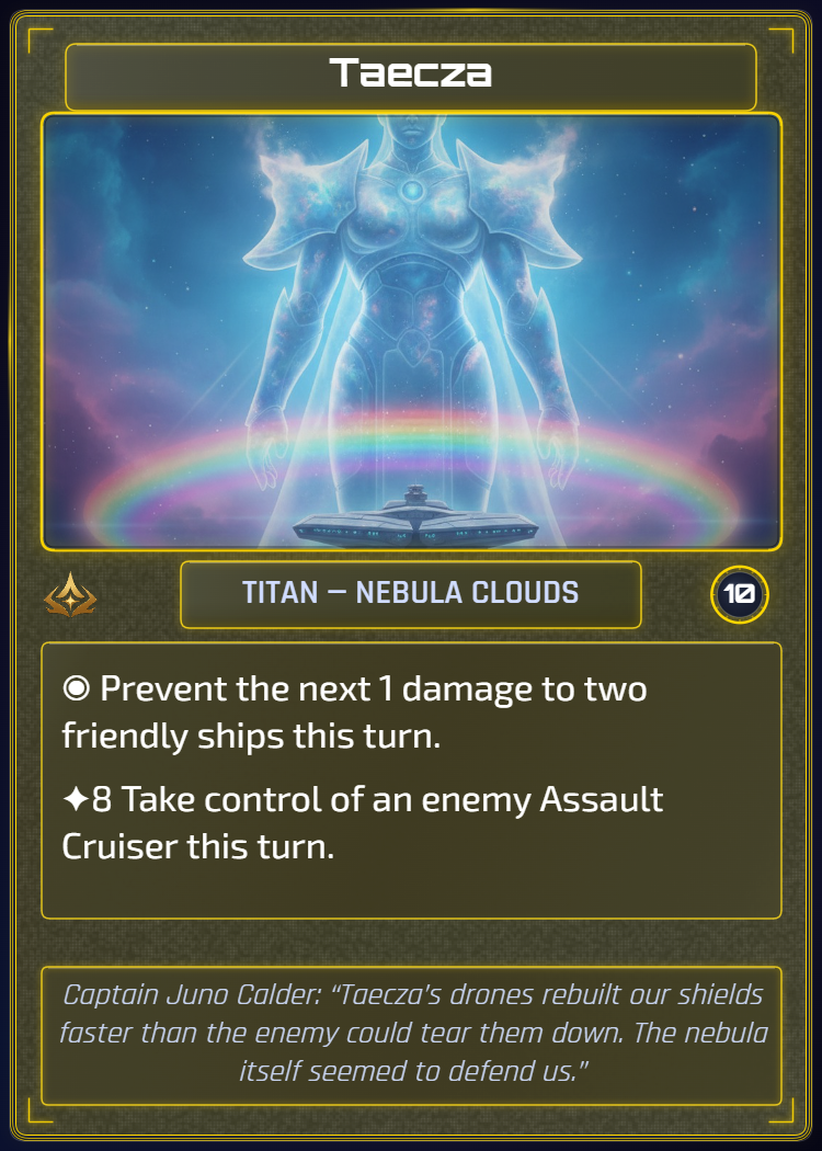 Taecza — Titan of Nebula Clouds
